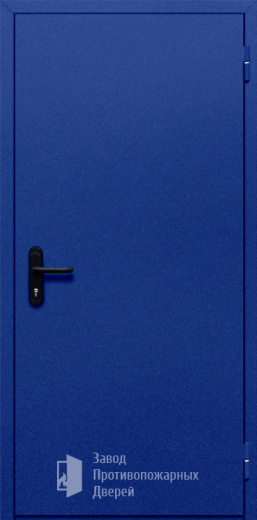 Фото двери «Однопольная глухая (синяя)» в Нижнему Новгороду