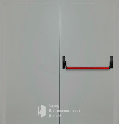 Фото двери «Двупольная глухая с антипаникой (2 створки) EI-30» в Нижнему Новгороду