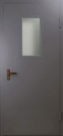 Фото двери «Техническая дверь №4 однопольная со стеклопакетом» в Нижнему Новгороду