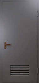 Фото двери «Техническая дверь №3 однопольная с вентиляционной решеткой» в Нижнему Новгороду
